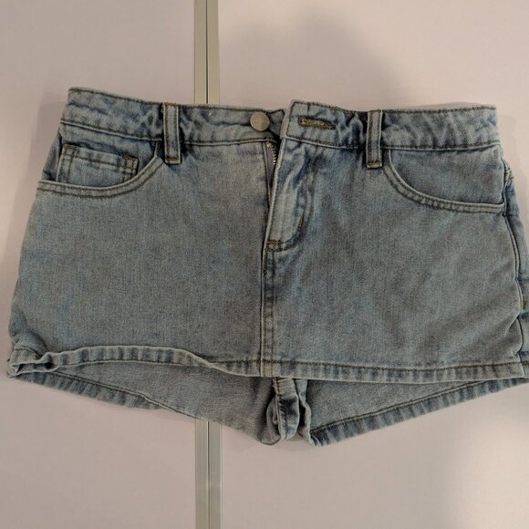 superdown revolve light wash denim Tayler Skort - Picture 1 of 5